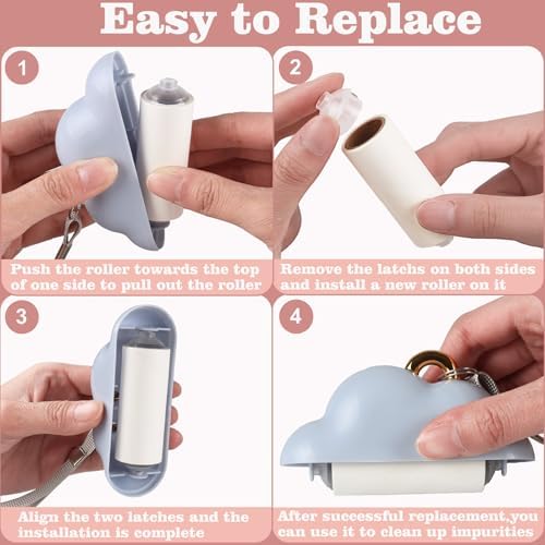 Mini Lint Roller Travel Size, Reusable Pet Hair Remover - Image 7