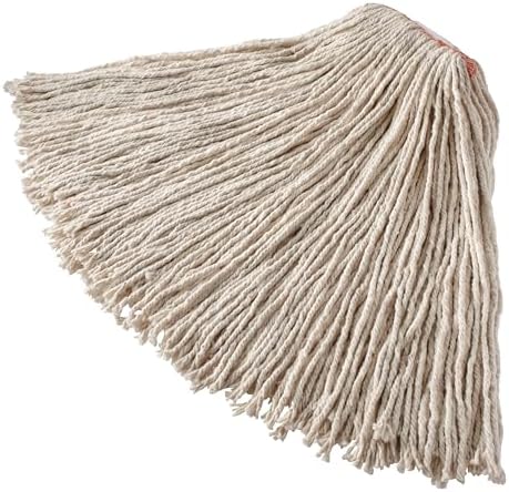 Rubbermaid Commercial Cut End Cotton Mop 20 Oz White Premium Heavy Duty Mop - Image 2