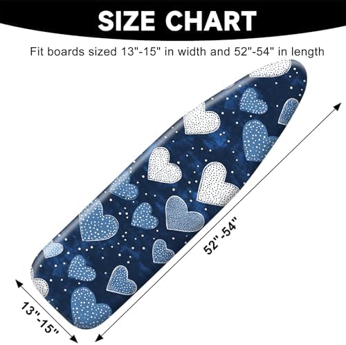 Ironing Board Cover 15"x54"，Standard Ironing Board Replacement Cover，Easy Fit - Image 2