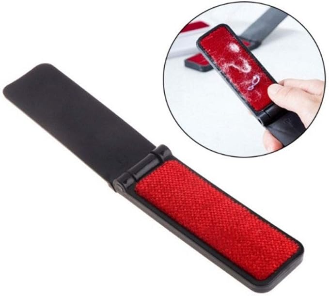 GARASANI 3 Pack Portable and Foldable Plastic Fold Clothing Dust Brush Pet Hair - Image 5