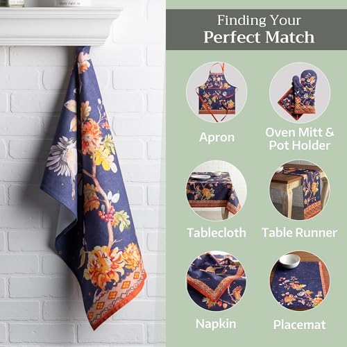 Maison d' Hermine Kitchen Towels Set of 3 Reusable 100% Cotton 27.50" x 20" - Image 6