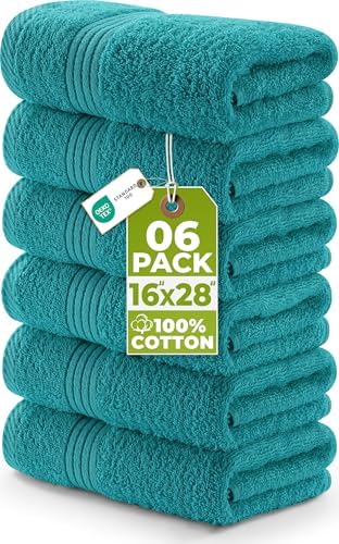 Utopia Towels 6 Piece Hand Towels Set, 16x28 in, 100% Cotton by Unknown