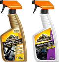 Armor All Car Leather Cleaner Spray, 16 Oz + Multi Purpose Cleaner, Car Cleaner by ArmorAll