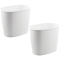 iDesign Slim Plastic Bathroom Trash Can, by iDesign