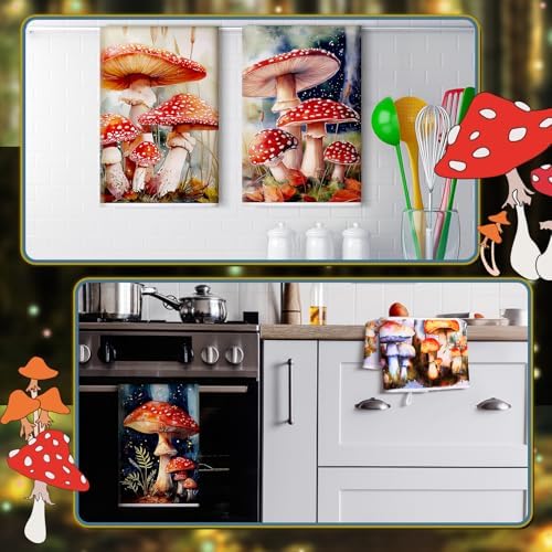 Sunnyray 6 Pcs Kitchen Towels Dish Cloths Nature Modern Absorbent Hand Tea Wash - Image 4