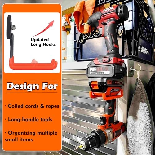 MUTUACTOR Magnetic Hooks, Anti-Scratch Magnetic Mounting Garage Magnet Hooks - Image 2