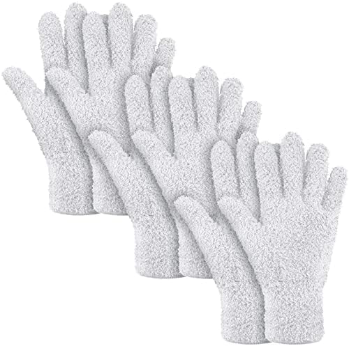 Patelai 3 Pairs Microfiber Dusting Gloves by Patelai