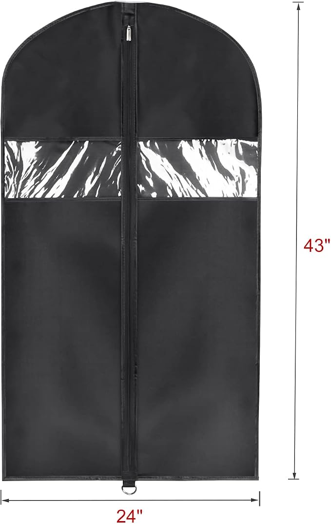 Univivi Garment Bag Suit Bag for Storage and Travel, 43 Inch, Oxford Fabrics - Image 2