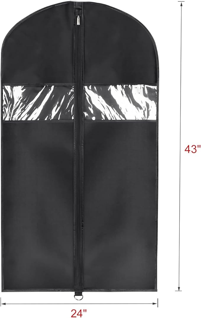 Univivi Suit Bags Garment Bags for for Hanging Clothes, 43 Inch, Oxford Fabrics - Image 2