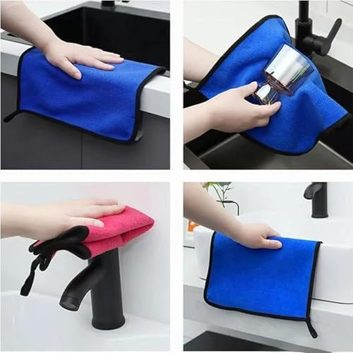 10 Pack Premium Microfiber Towels Coral velvet Washing and Detailing Towels - Image 3