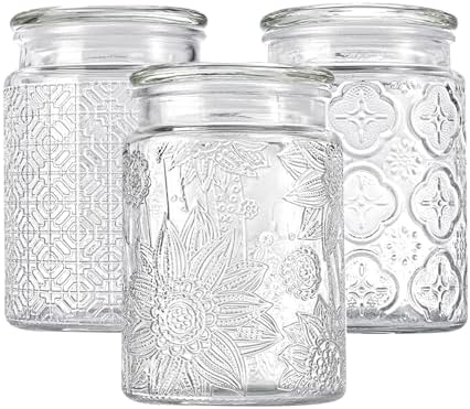 Glass Storage Containers With Lids, Glass Jars With Lids by Unknown