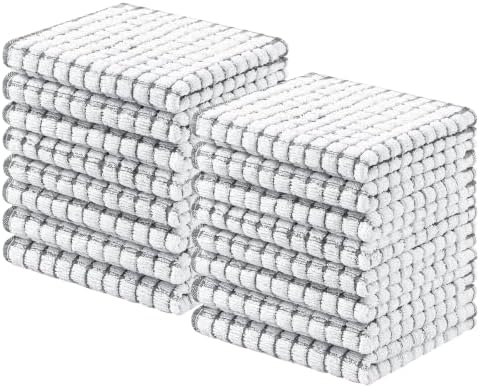 Homaxy 16 Pack Terry Kitchen Dish Cloths by Homaxy