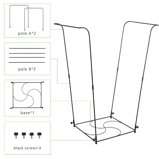 Stargarden 2 Pack Trash Bag Holder, Metal Garbage Bag Holder | Leaf Bag Holder - Image 4