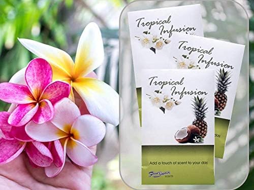 Tropical Infusion Scented Sachets Pack of 3, Spring and Summer - Image 4