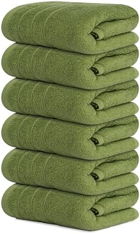 Tens Towels 6 Piece Hand Towels Set 16 x 28 Inches by TensTowels