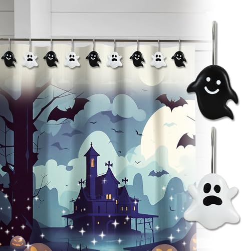 12 Pieces Halloween Shower Curtain Hooks - Image 3