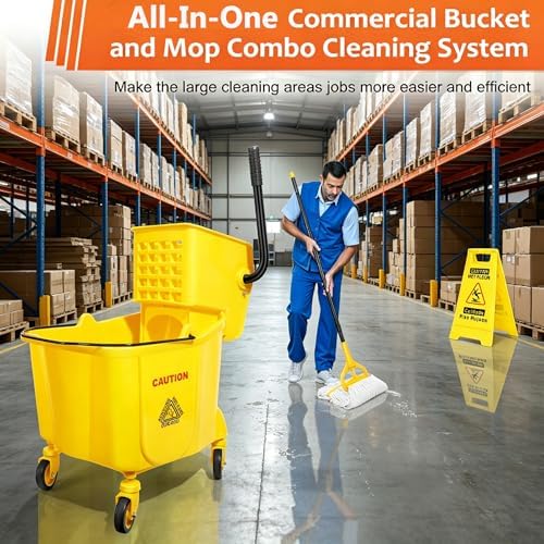 VOUBIEN 35 Qt Commercial Mop Bucket - Image 2