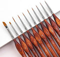 Golden Maple Miniature Model Paint Brushes-10pcs Micro Detail Paint Brush Set by goldenmaple