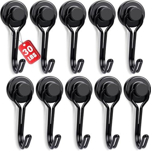 E BAVITE Swivel Swing Black Magnetic Hooks, 30lbs Magnet Hook by EBAVITE