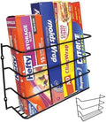 Evelots Kitchen Wrap & Food Bag Organizer Basket, Wall or Cabinet Door Mount by Evelots