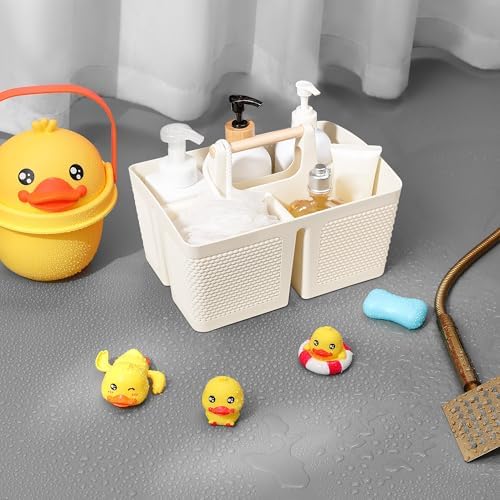 rejomiik Plastic Shower Caddy, Portable Shower Basket - Image 7