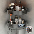 Voldra Corner Shower Caddy Suction Cup, Corner Shower Shelves No Drilling by VOLDRA