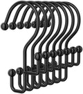 Goowin Shower Curtain Hooks, Anti-Drop Metal Shower Curtain Rings Hooks by Goowin