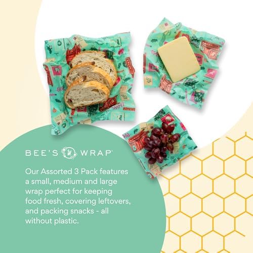 Bee's Wrap Beeswax Food Wraps, 3 Pack Assorted - Image 4