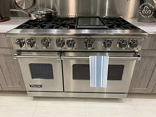 HONEST WEAVE GOTS Certified Organic Cotton Kitchen Hand and Dish Towel Sets - Image 6