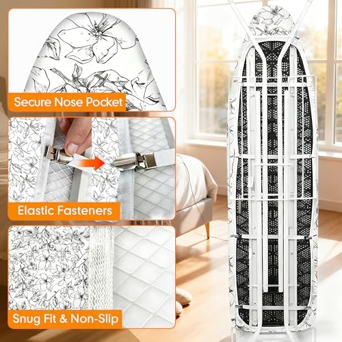 Ironing Board Cover and Pad, 21x57 Extra Large, Scorch Resistant - Image 5
