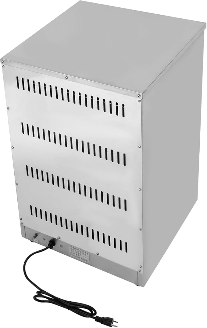 5-Tier Food Warmer, 600W Commercial Food Warmer Display Electric Heating Pizza Pastry Warmer Display Case 85-185℉ for Buffet Restaurant Countertop Catering Hot Box Warming Holding Cabinet