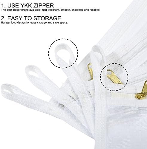 TENRAI Delicates Laundry Bags, Bra Fine Mesh Wash Bag - Image 3