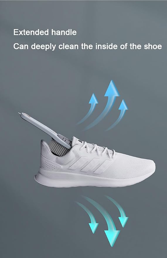 Double-Sided Shoe Brush, Long Handle - Image 3