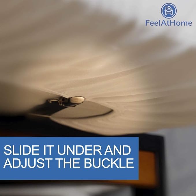 FeelAtHome 4 PCS Black Bed Sheet Clips - Image 9