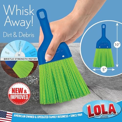 LOLA Whisk Broom, Hand Brush, 72 Pack Durable Bristles, Whisks Away Dirt & - Image 2
