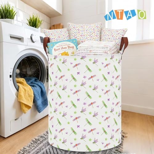 NTAOHAMPER Dragonfly Large Laundry Hamper, Laundry Basket, Baby Nursery Hamper - Image 6