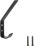 Amazon Basics Wall Mounted Modern Metal Drywall Coat Hooks by AmazonBasics