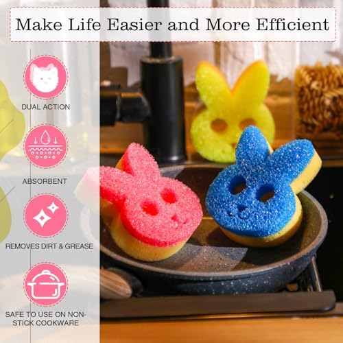 FillTouch Rabbit 3 Pcs Scrub Sponge - Image 5