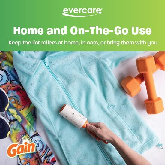 Evercare Pack of 6 Gain Scented All-Purpose Lint Roller Refill Rolls, 60 Sheets - Image 5