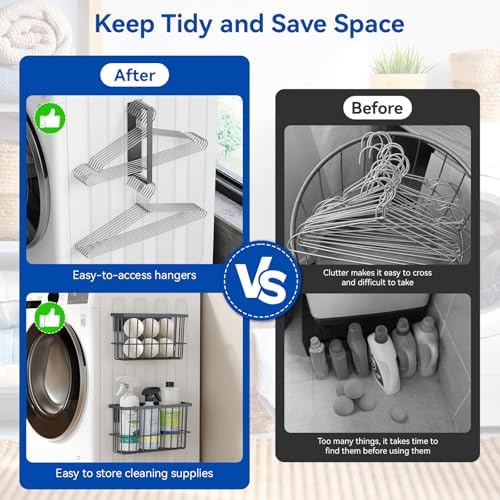 Laundry Room Organization and Storage Magnetic Dryer Ball Holder - Image 4