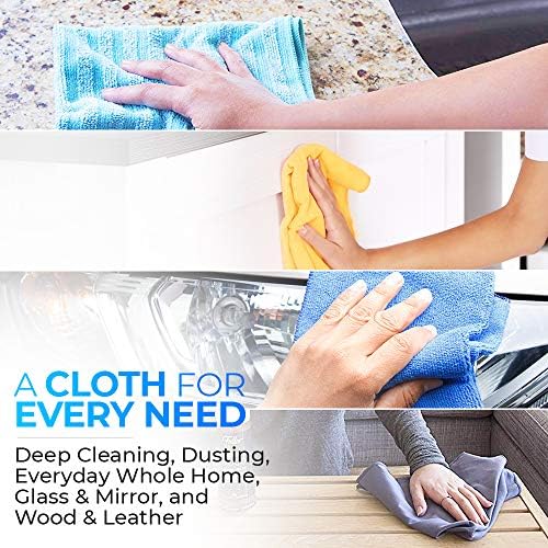 Fuller Brush Shine Bright Microfiber Cloths – 3-Pack, Mirrors & Appliances – - Image 2