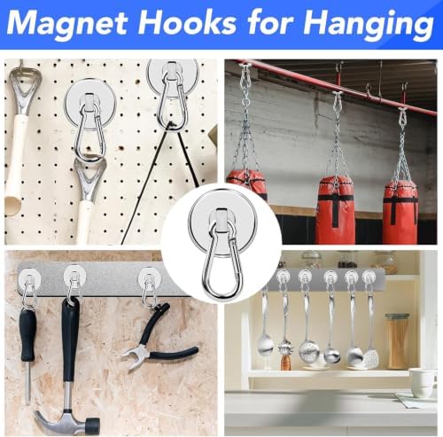 LOVIMAG Magnetic Hooks 150 LBS Strong Magnets Cruise 6Pack Magnet - Image 6