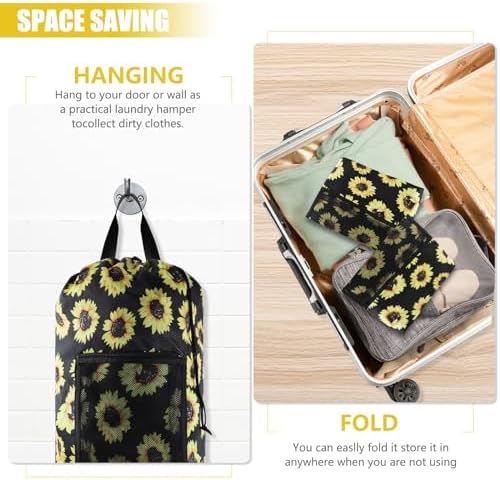 Olosar Laundry Bag Backpack, Dirty Clothes Travel Bag - Image 5