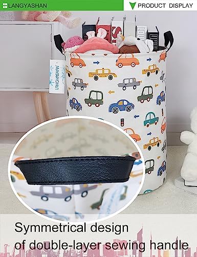 Round Laundry Basket Collapsible Storage Hamper - Image 3