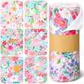 36 Pack Reusable Cloth Kitchen Paper Towels, Bright Flowers by Noveread
