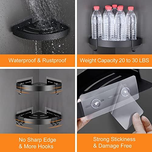 DUFU Adhesive Corner Shower Caddy - Image 3