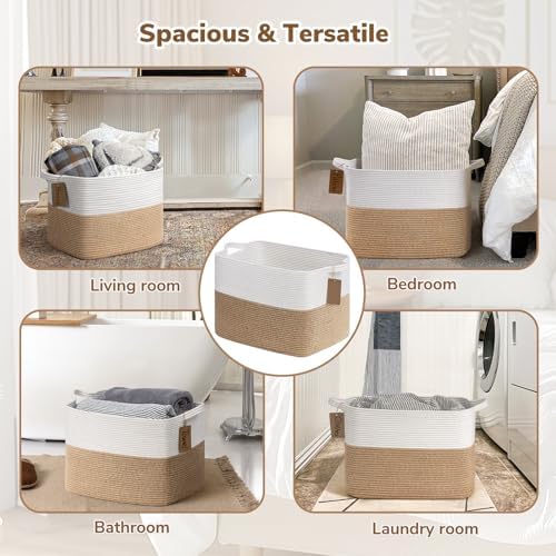 Goodpick 50L Large Woven Rope Storage Basket - Image 6