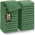 Homaxy 24 Pack Super Soft & Absorbent Dish Cloths, Grass Green by Homaxy
