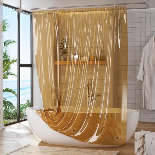 Titanker Shower Curtain Liner, Plastic Shower Liner PEVA 72 x 72 Lightweight - Image 6