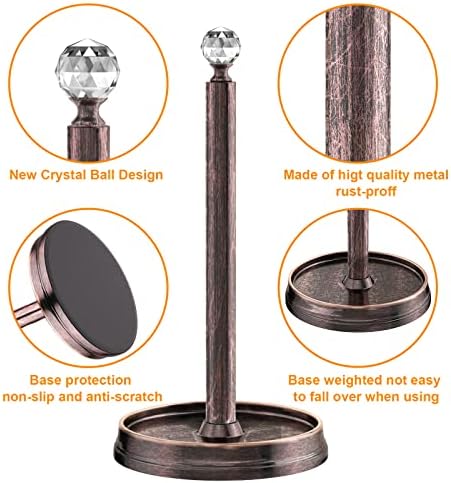 Kasunto Paper Towel Holder Steel Paper Towel Holder countertop，Paper Towel - Image 3